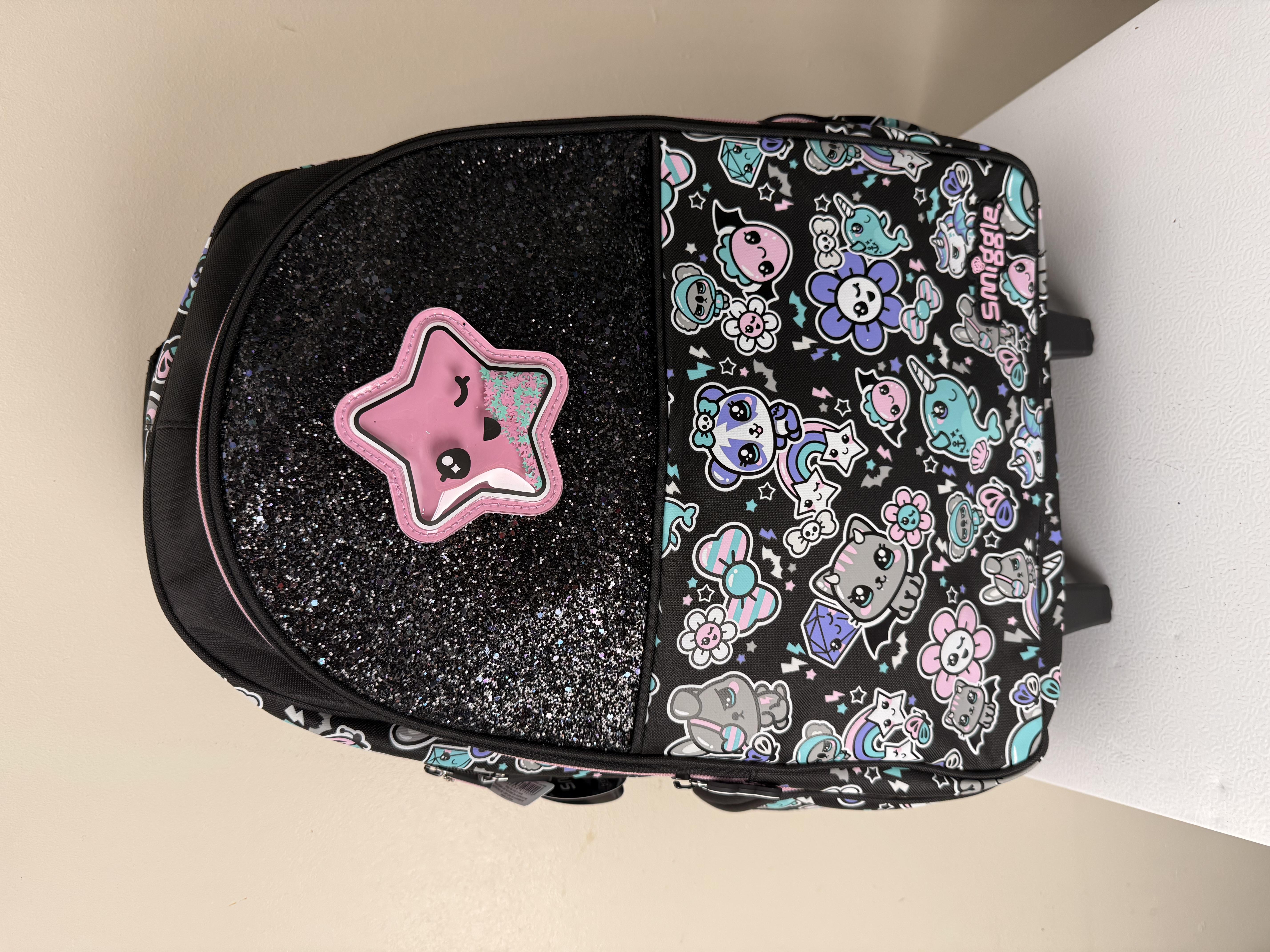 Girls trolley bag black 