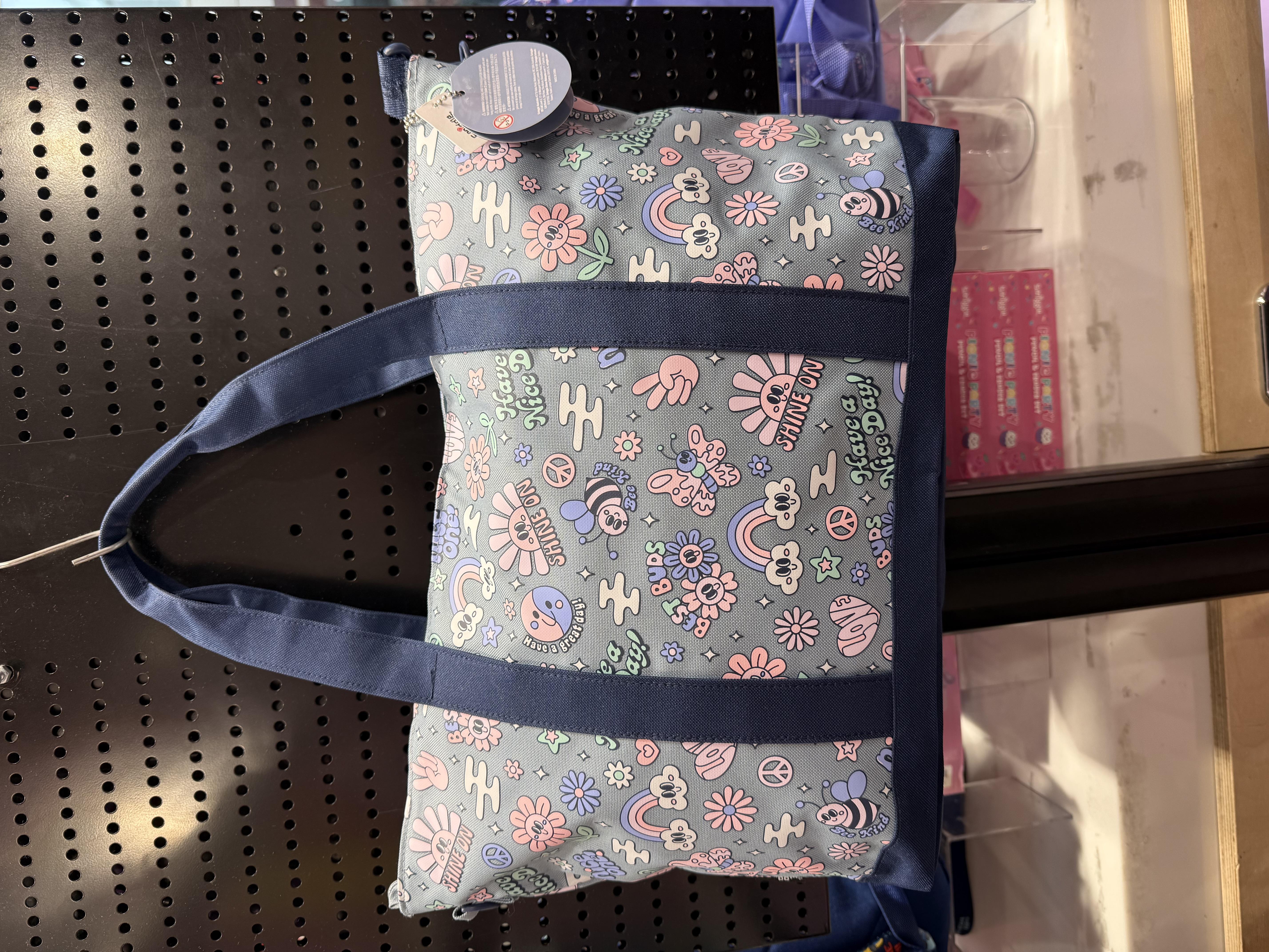 Tote bag purple 